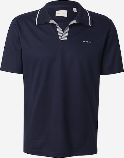 Marškinėliai iš GANT, spalva – tamsiai mėlyna jūros spalva / balta, Prekių apžvalga
