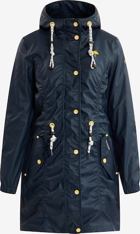 Schmuddelwedda Raincoat in Blue: front