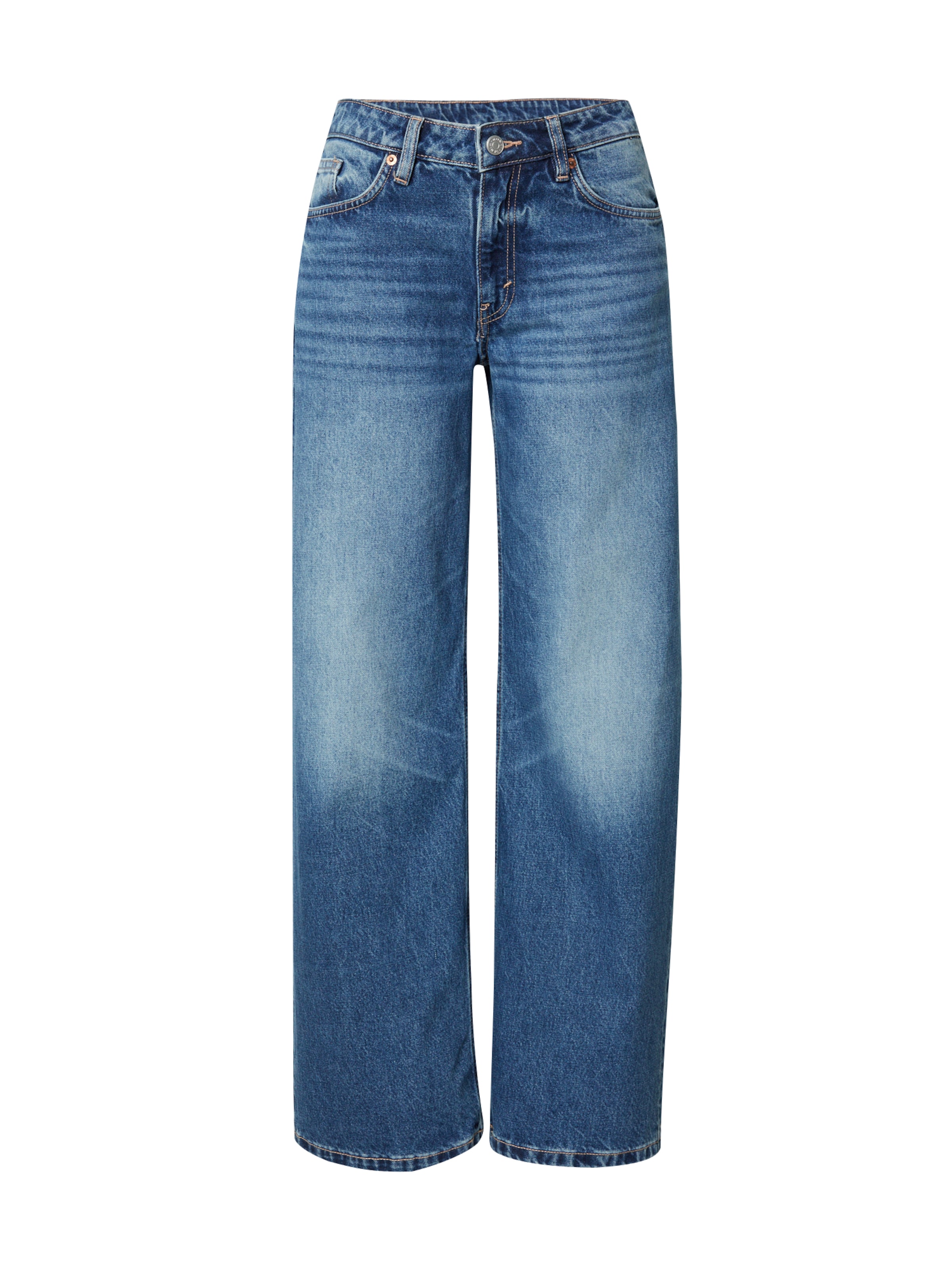 Monki Loose fit Jeans in Blue: front