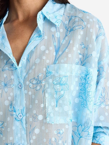 Maglietta di Bianco Lucci in blu