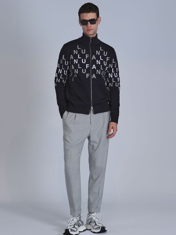 Lufian Strickjacke Writer in Schwarz