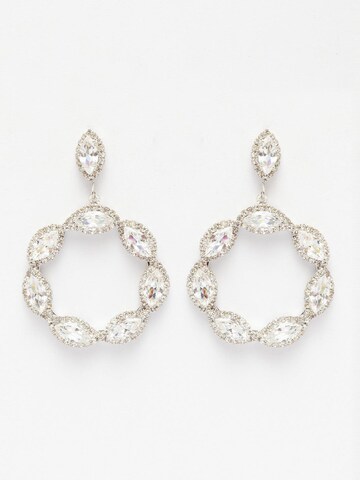 AVANT-GARDE PARIS Earrings 'Irinaa' in White: front