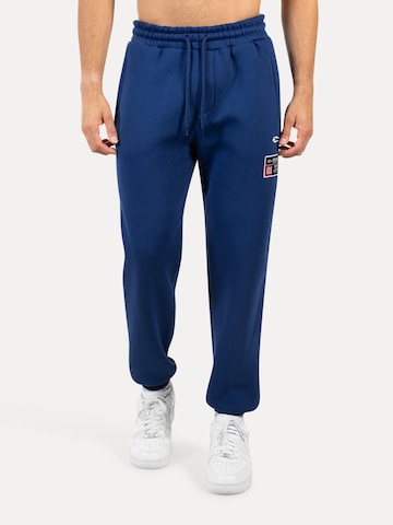 Smilodox Tapered Trousers in Blue: front