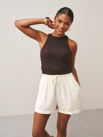 Next Свободный крой Штаны в Бежевый