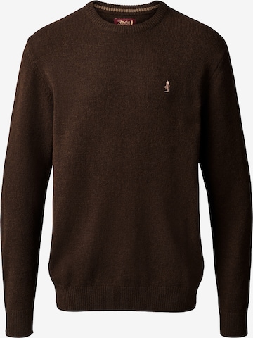 Pull-over ' Adrian ' MCS en marron : devant
