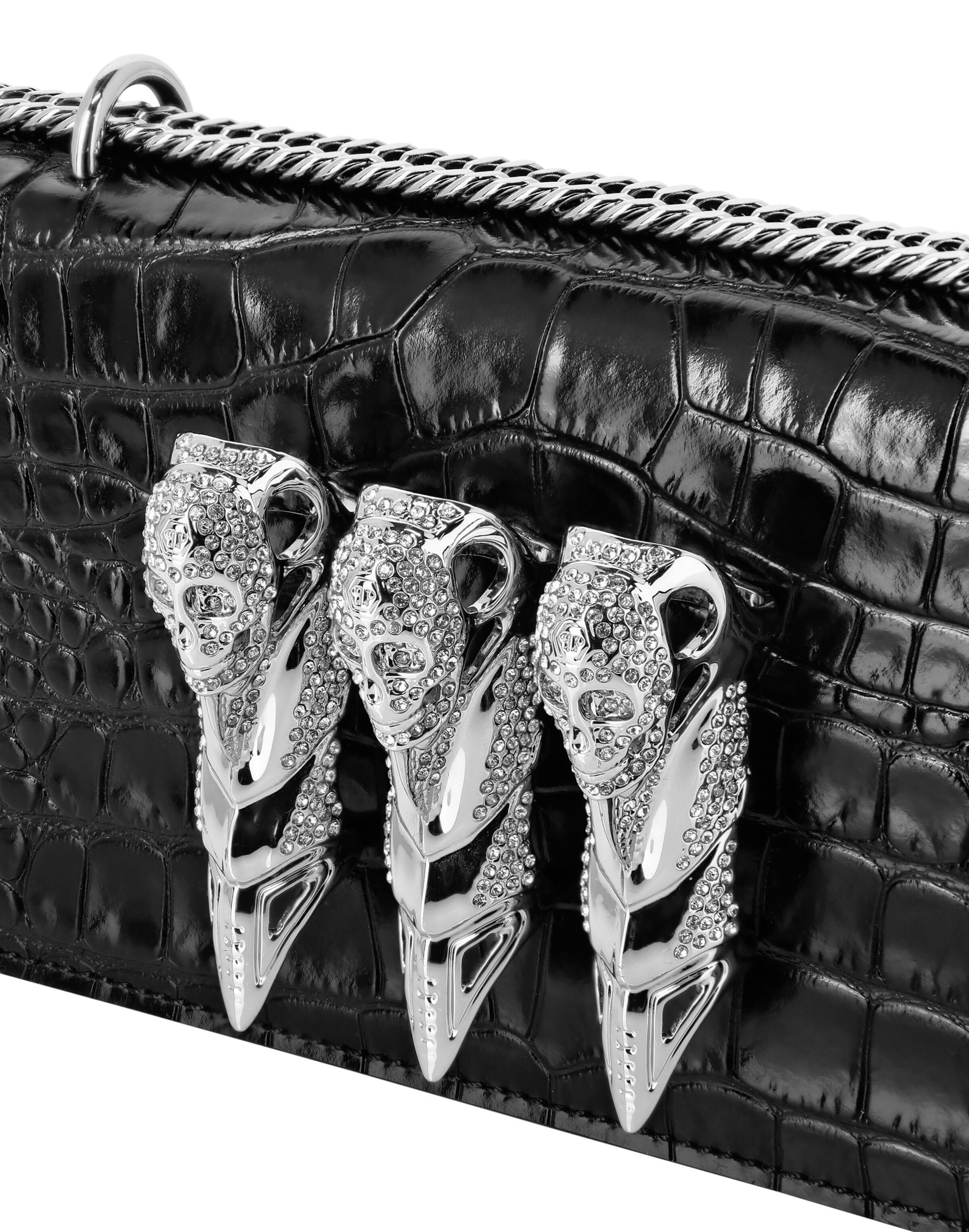 Philipp Plein - Bolso de noche en negro