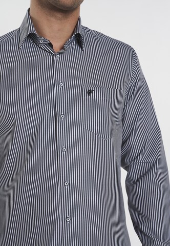 DENIM CULTURE - Ajuste regular Camisa 'Alexander' en negro