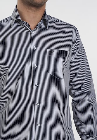 Regular fit Camicia 'Alexander' di DENIM CULTURE in nero