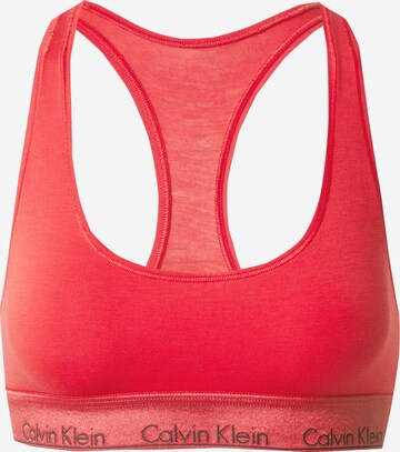 Bustier Soutien-gorge Calvin Klein Underwear en rouge : devant