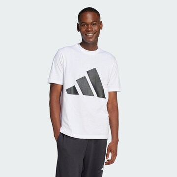 ADIDAS SPORTSWEAR Performance shirt 'Essentials' in White: front
