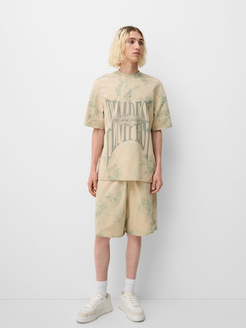 Bershka Shirt in Beige