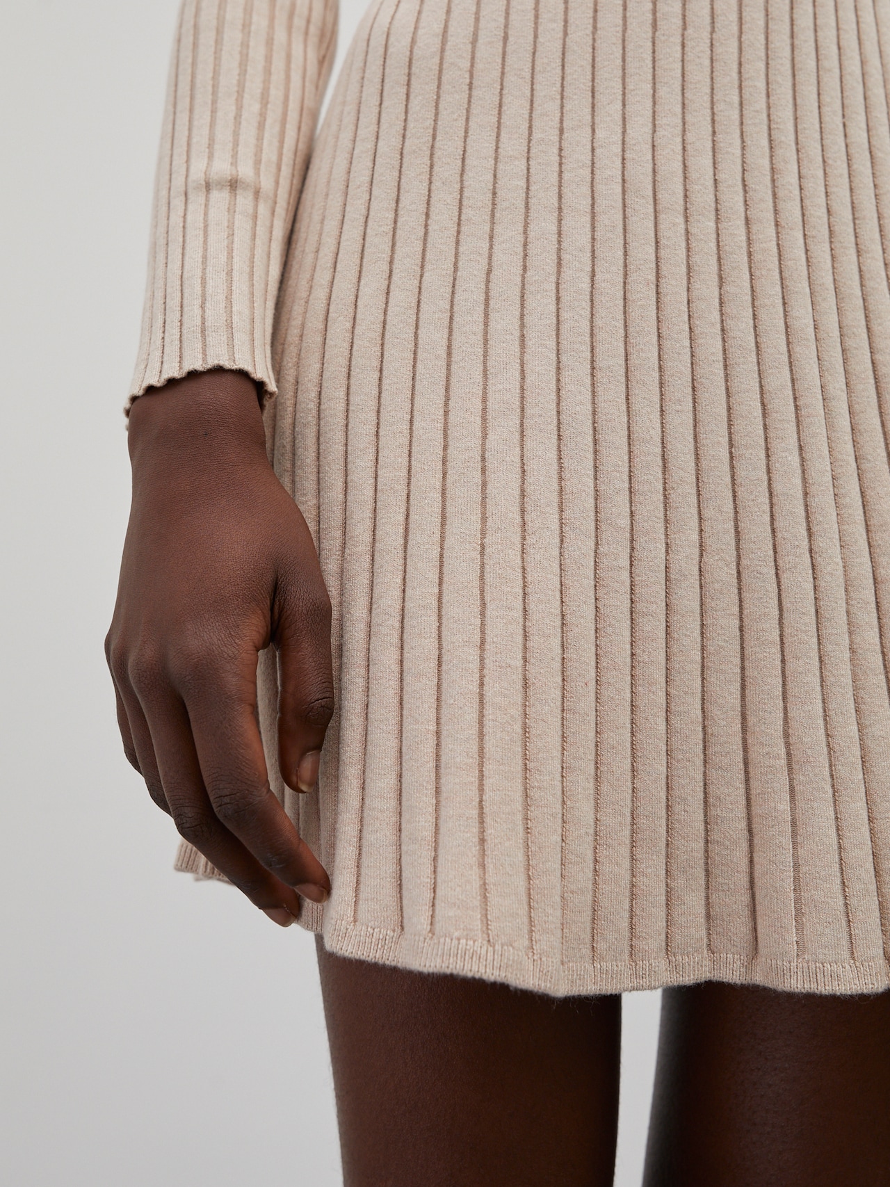 EDITED Vestido 'Karoline' beige moteado