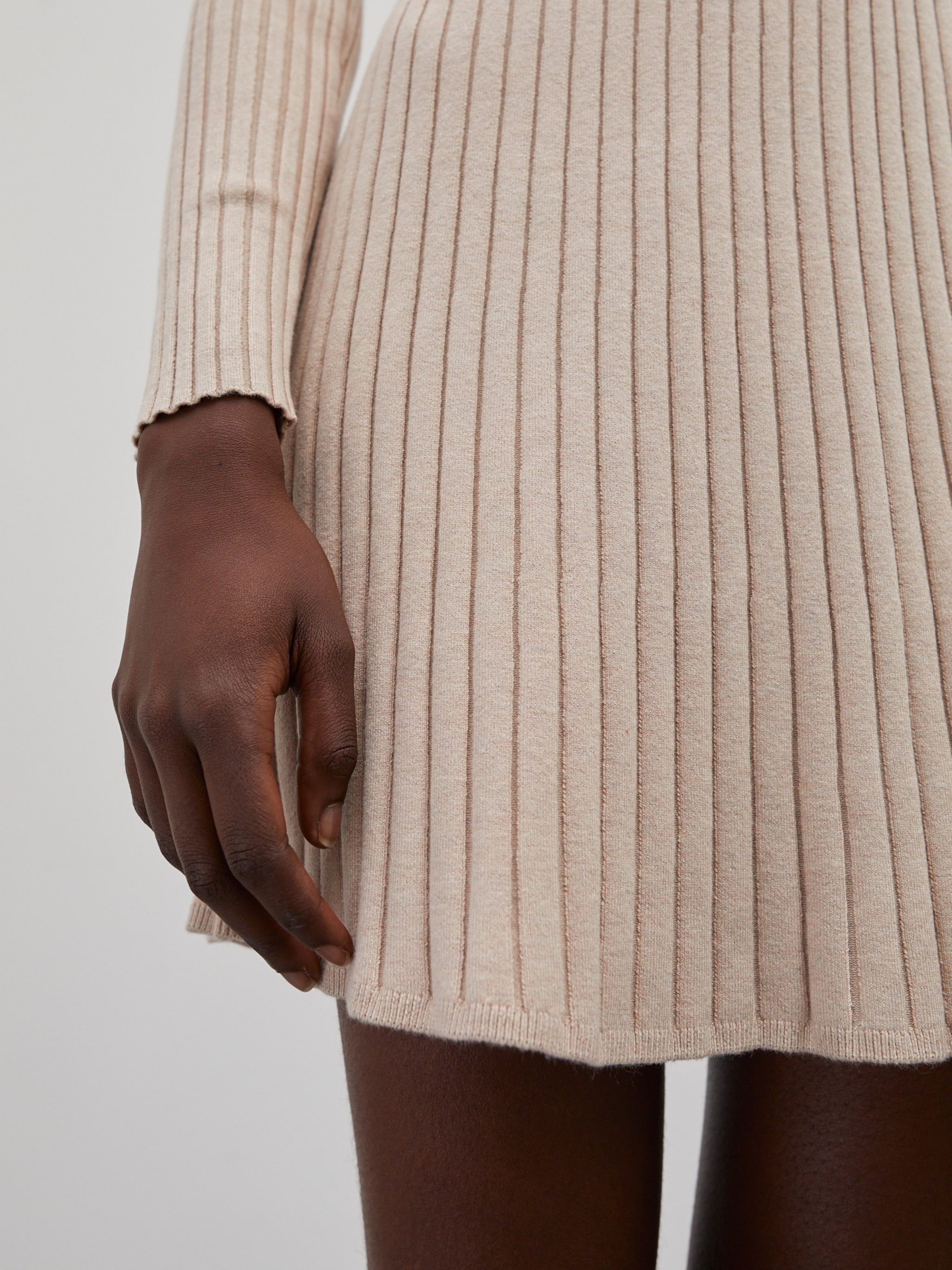 EDITED Produits Robe 'Karoline' beige chiné