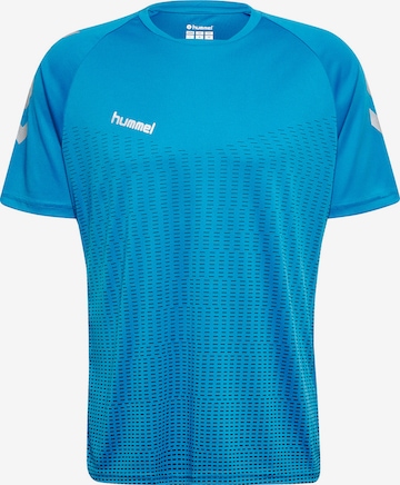 Hummel Functioneel shirt in Blauw: voorkant