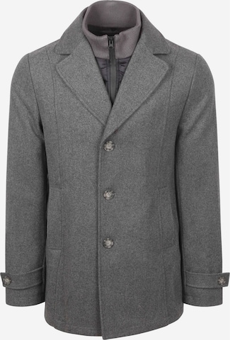 Steppin' out Wintermantel in Grau: Vorderseite