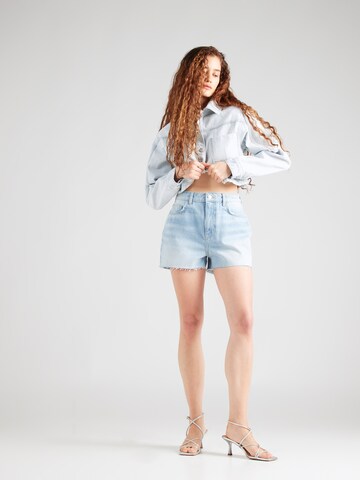 ABOUT YOU x Toni Garrn regular Jeans 'Theres' i blå