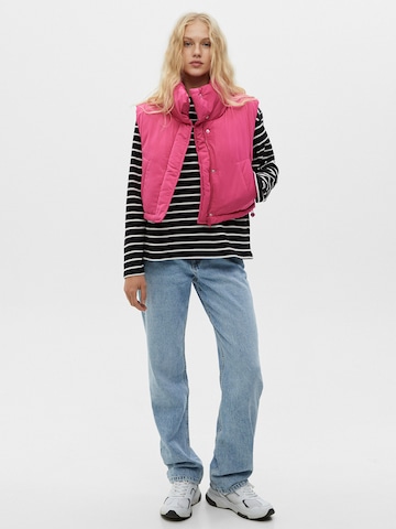 Pull&Bear Bodywarmer in Roze