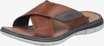 Rieker Pantoletter i brun: forside
