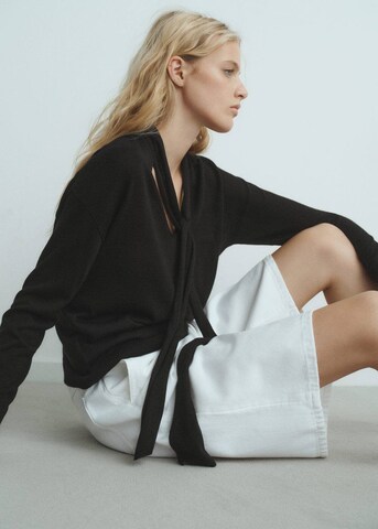 MANGO Sweater 'Laia' in Black