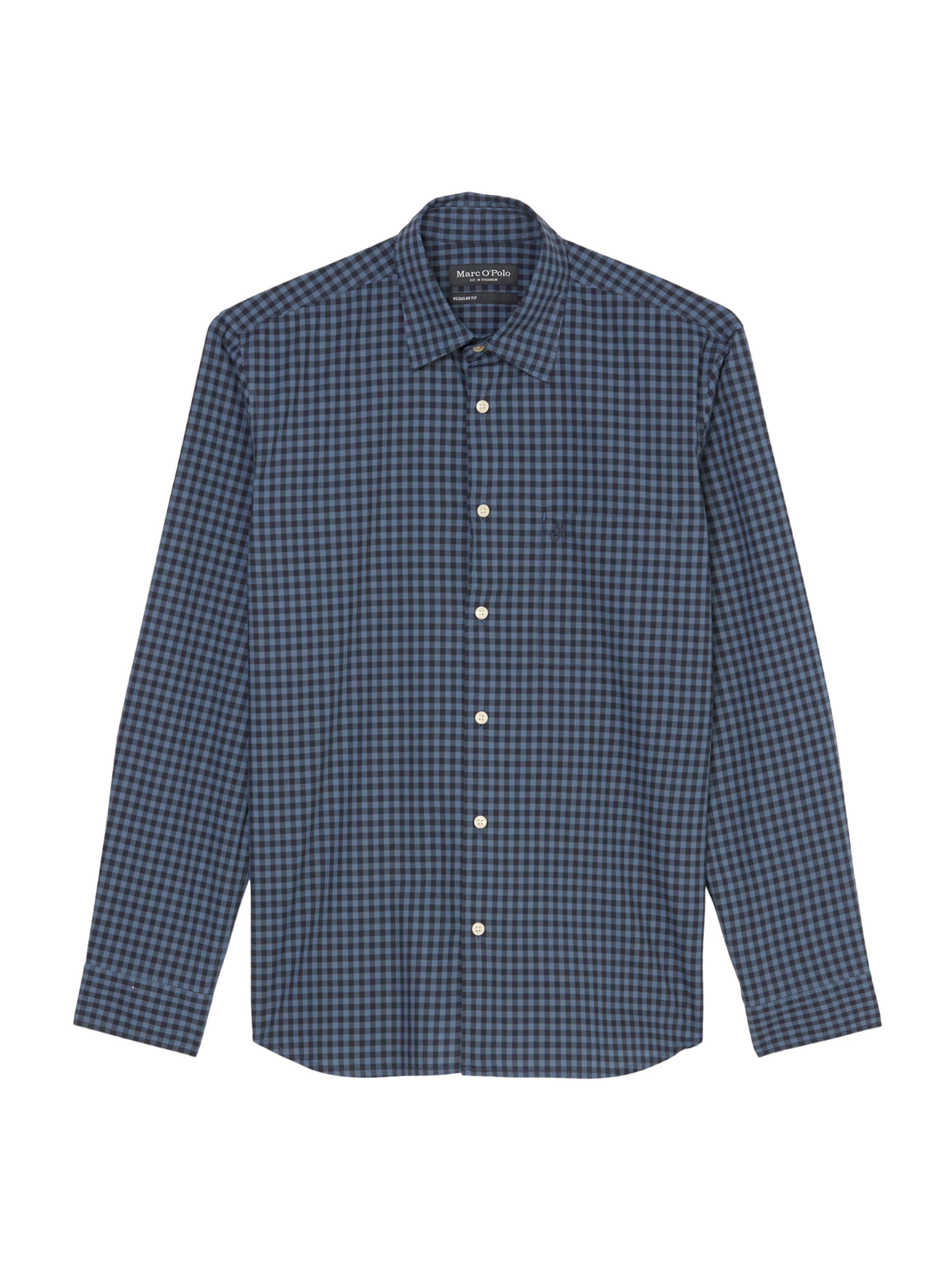 Marc O'Polo Hemd in Blau: Vorderseite