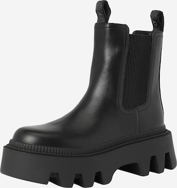 BUFFALO Chelsea Boots 'FLORA' in Black: front