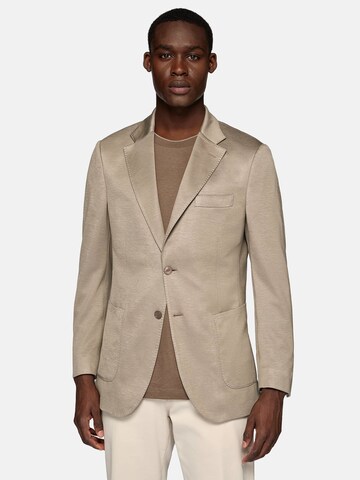 Boggi Milano Regular fit Business-colbert in Beige: voorkant