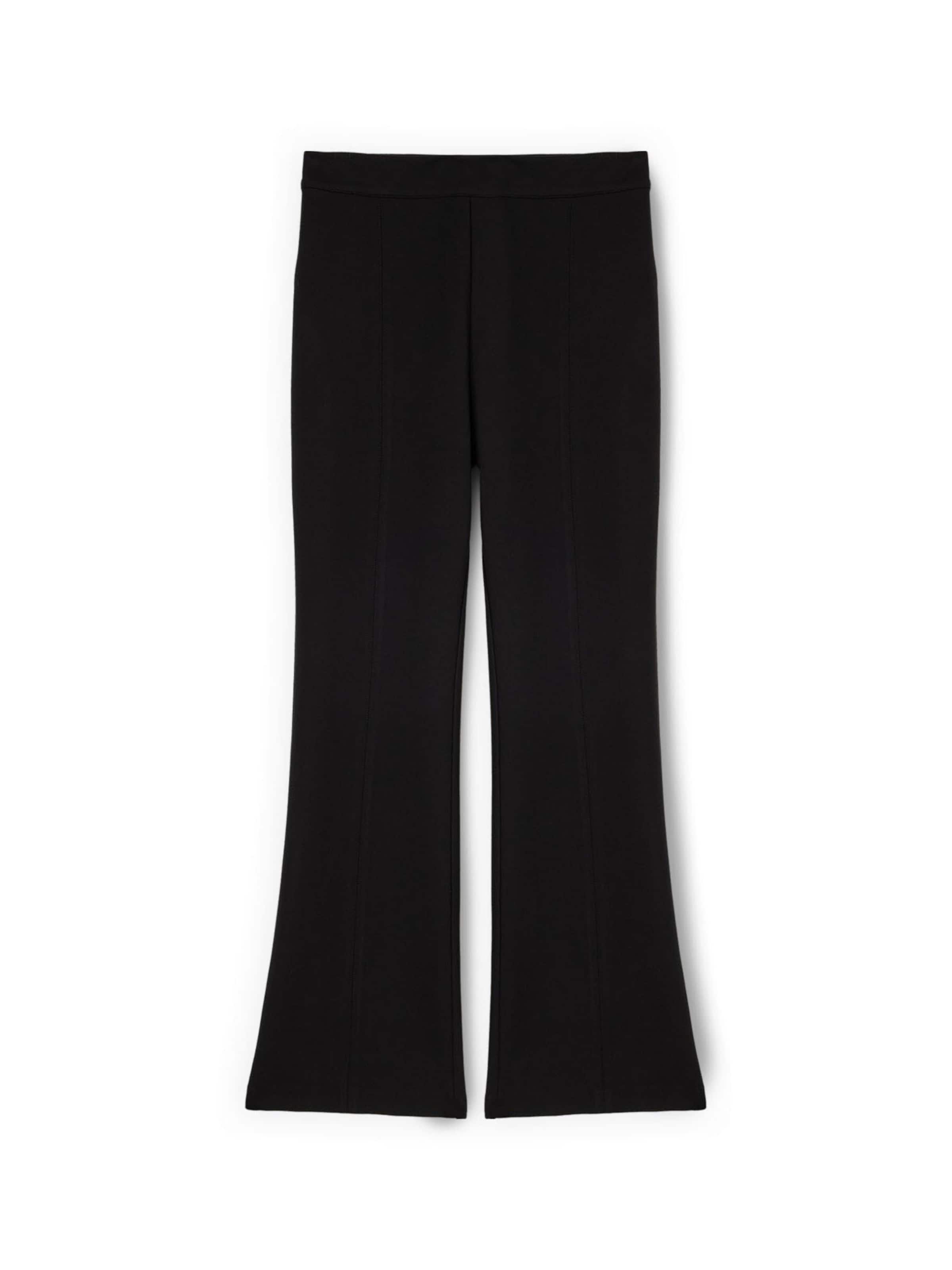 évasé Pantalon MOTIVI en noir : devant