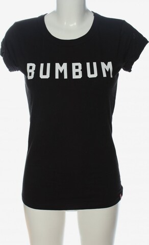 BumBum Print-Shirt S in Schwarz: predná strana
