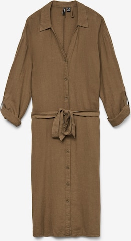 VERO MODA Sukienka koszulowa 'Linn' w kolorze brązowy: przód