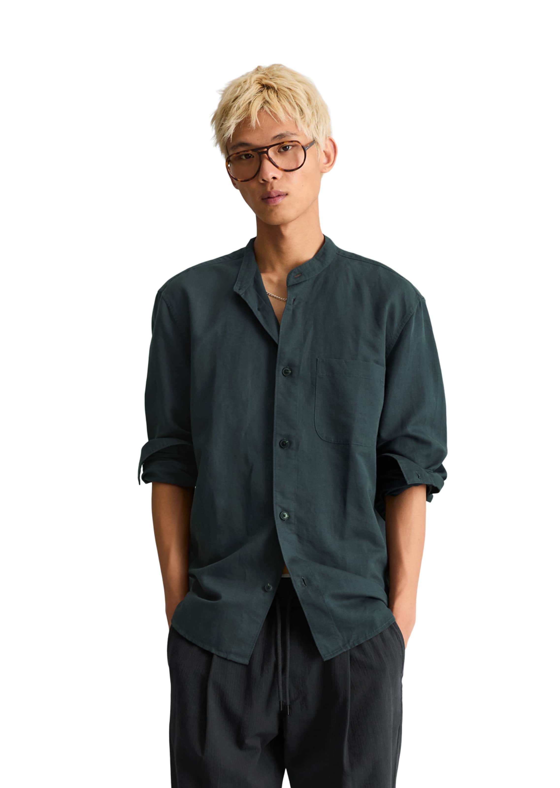 Marc O'Polo DENIM Regular fit Overhemd in Blauw: voorkant