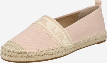 Espadrilles 'CAYLEE' Lauren Ralph Lauren en rose : devant