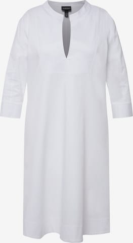 Robe Ulla Popken en blanc : devant