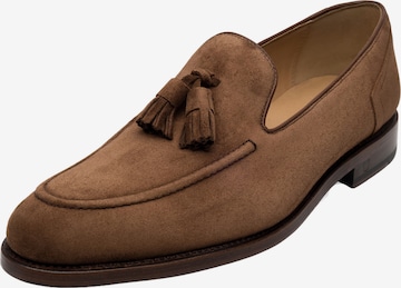 Henry Stevens Slip-ons 'Marshall TL' in Brown: front