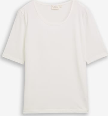 TOM TAILOR T-Shirt in Weiß: Vorderseite