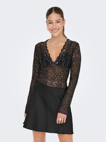 ONLY Shirt 'ONLChloe' in Zwart: voorkant