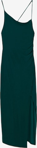 Pull&Bear Koktejl obleka | zelena barva: sprednja stran