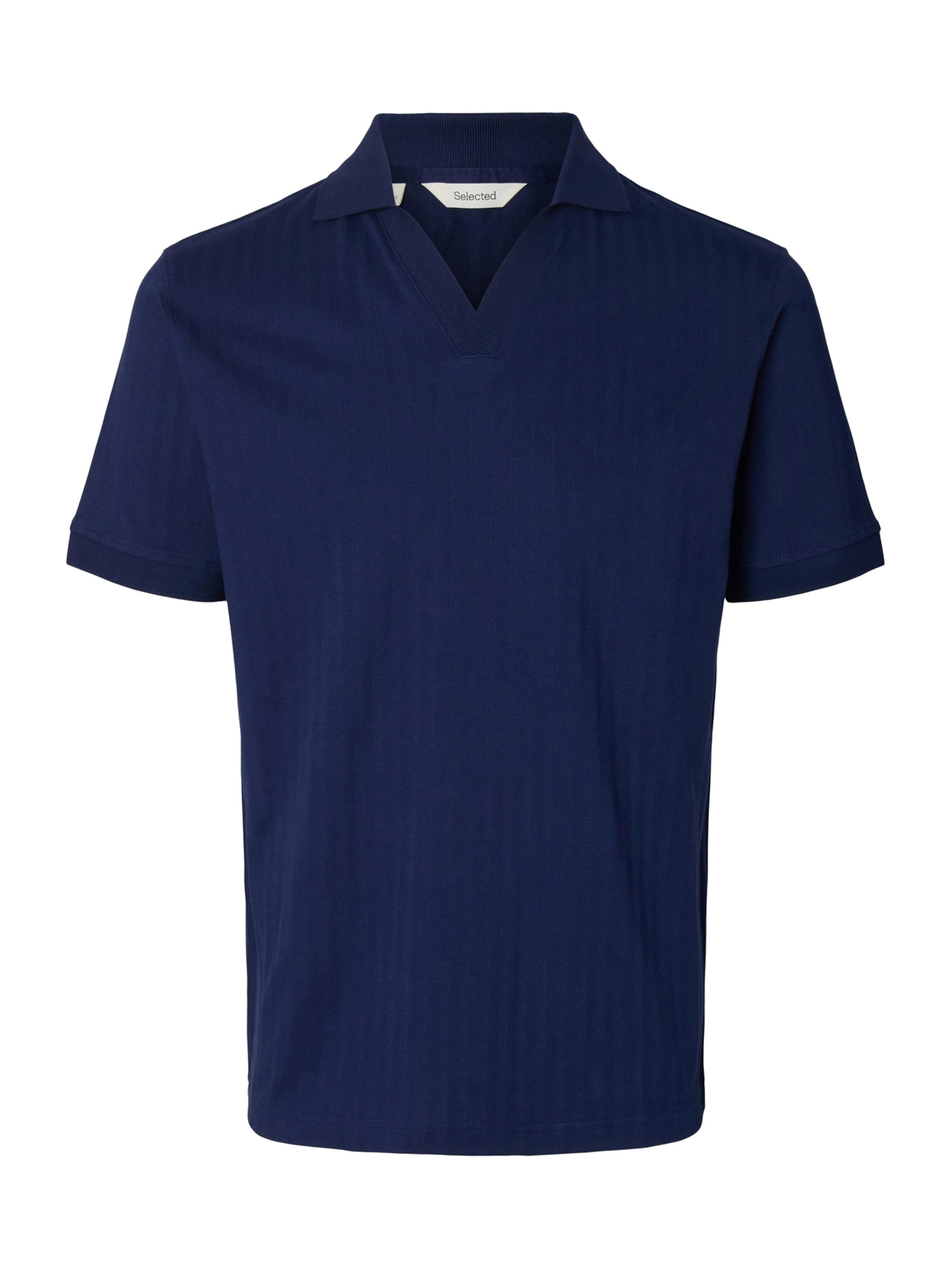 Tricou 'SLHMilan' de la SELECTED pe albastru: față