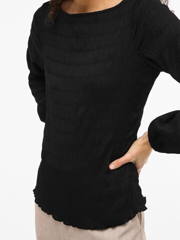 VILA Bluse 'VIINGRID' i sort