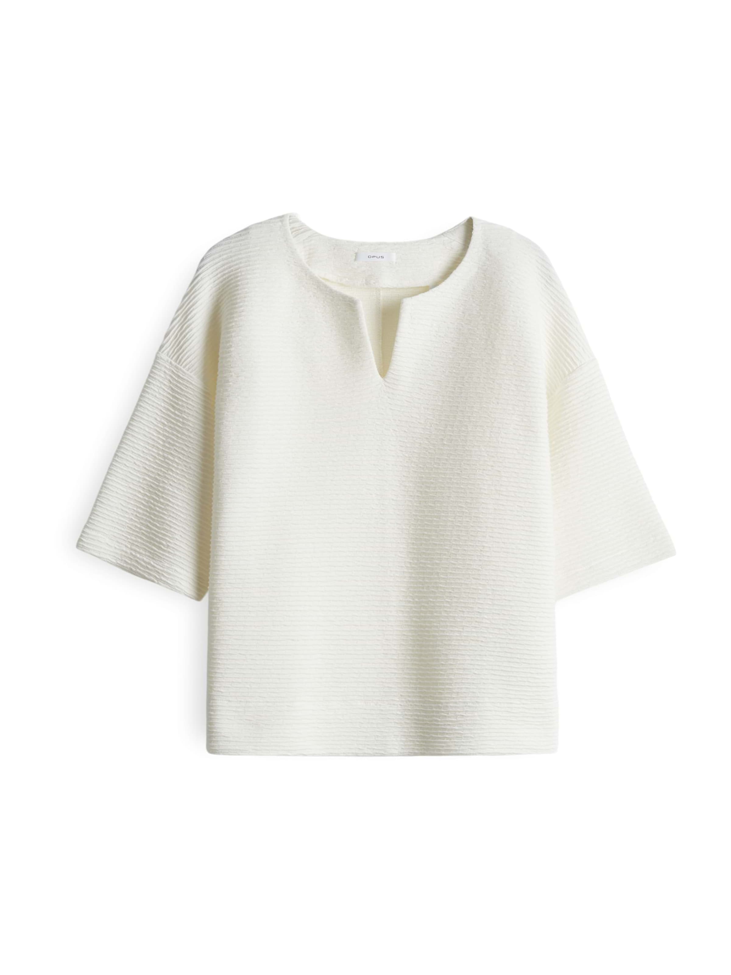 OPUS Mikina 'Gibatine' - Biela: predná strana