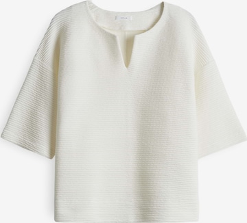 Sweat-shirt 'Gibatine' OPUS en blanc : devant