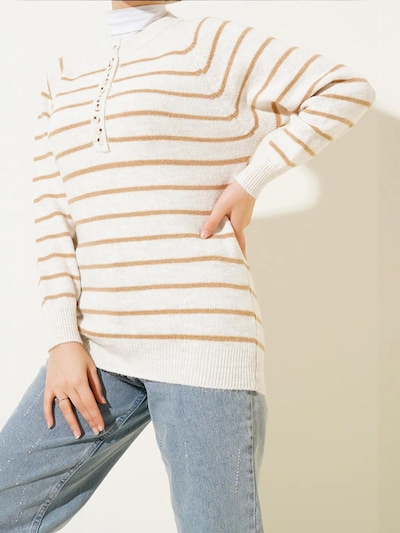 Bigdart Pulover 'Pullover' v velikosti S-M  | kamela barva, Prikaz izdelka