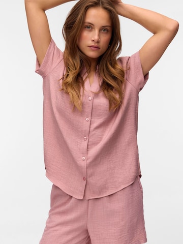 VERO MODA Loosefit Broek 'VMMelaney' in Roze