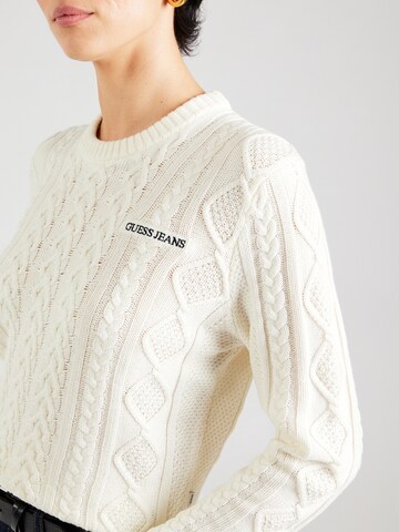GUESS JEANS Pullover in Weiß
