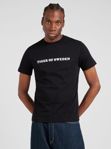 T-Shirt 'DILLAN' Tiger of Sweden en noir : devant