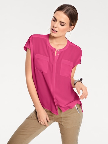 Camicia da donna di heine in rosa: frontale