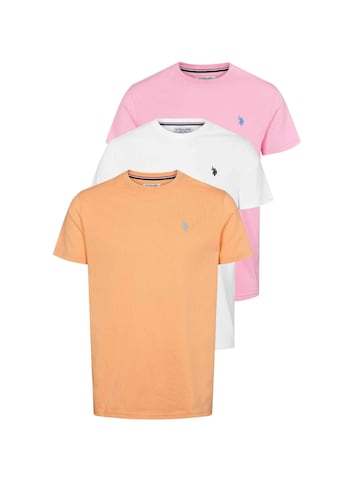 U.S. POLO ASSN. T-shirt ' Arjun ' in Weiß: Vorderseite