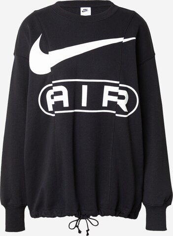 Nike Sportswear Sweatshirt 'Air' in Zwart: voorkant