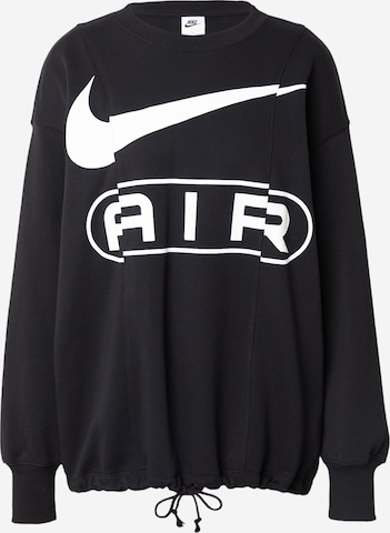 Nike Sportswear Μπλούζα φούτερ 'Air' σε μαύρο: μπροστά