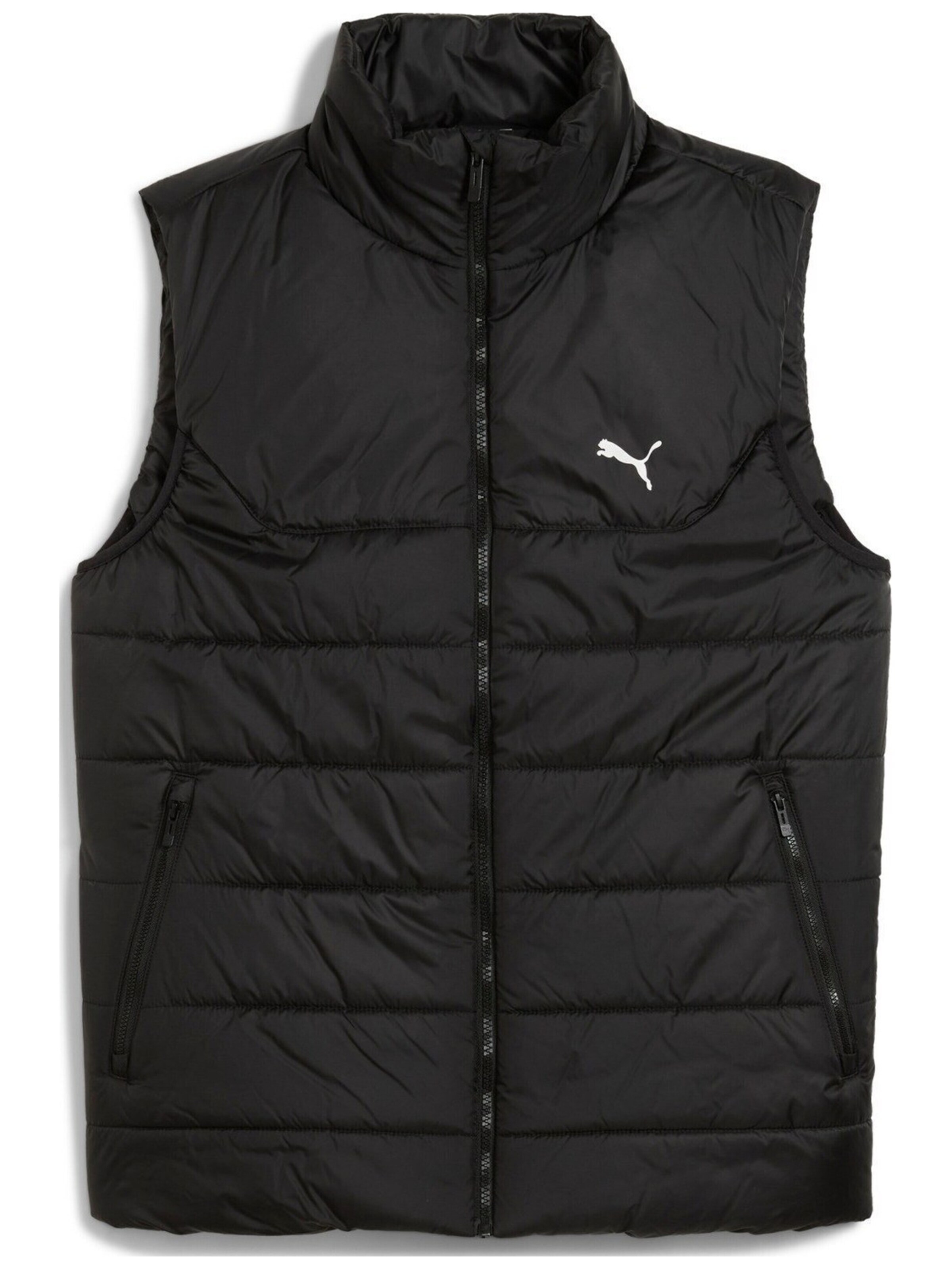 PUMA Bodywarmer 'Puma Ess Padded Vest' in Zwart: voorkant