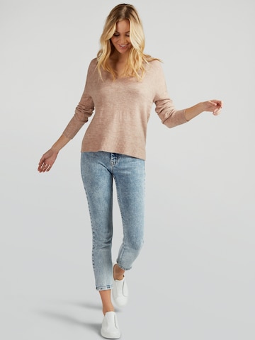 JDY Sweater 'Elanora' in Pink